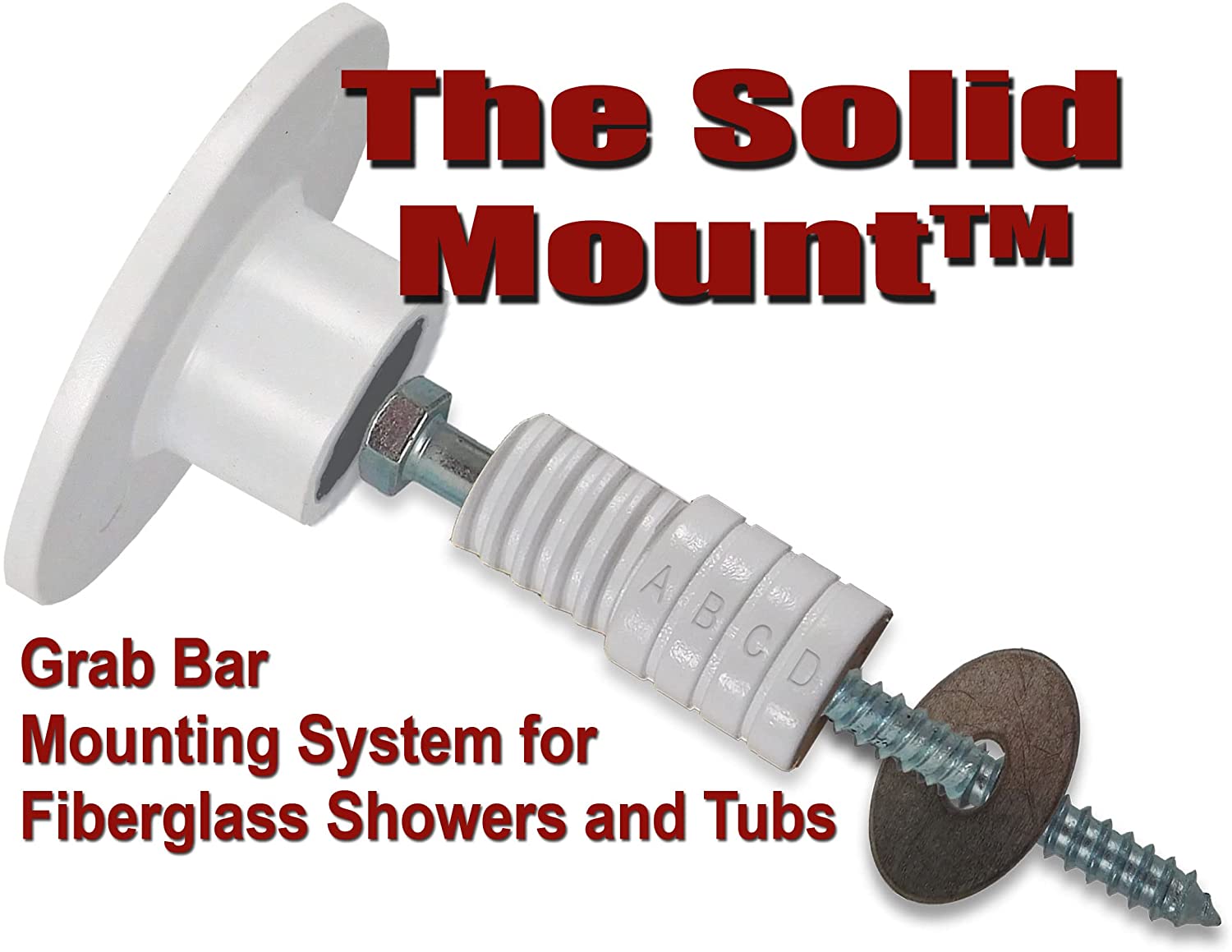 Solid Mount Anchor Kit (Fiberglass Showers/Tubs)